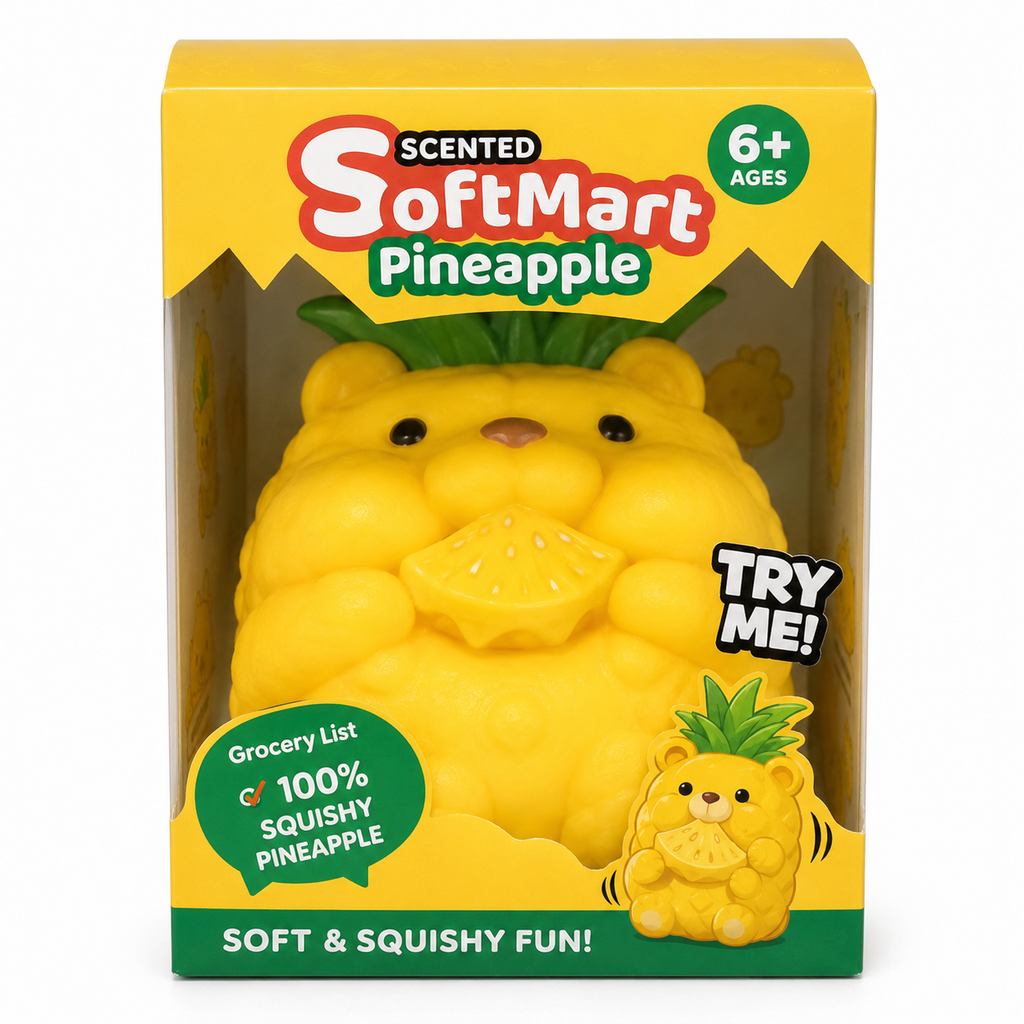 SoftMart™ Pineapple Bear Scented Squishy