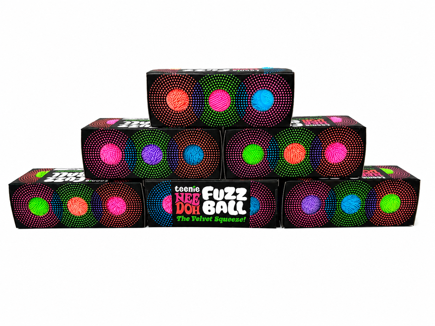 Teenie Needoh Fuzz Ball 3 pack