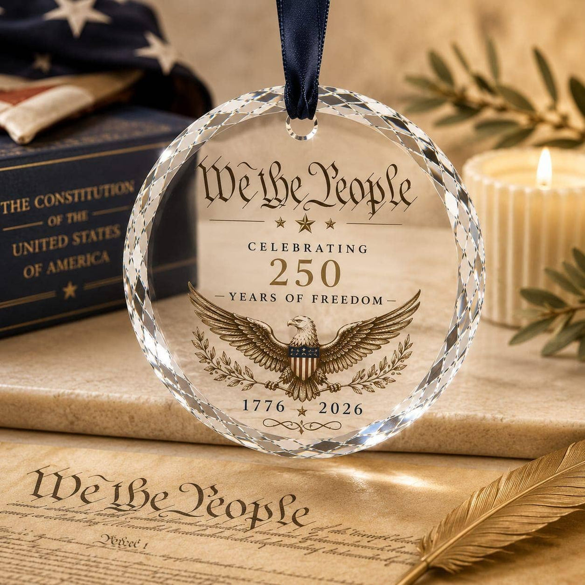 We The People Patriotic Ornament