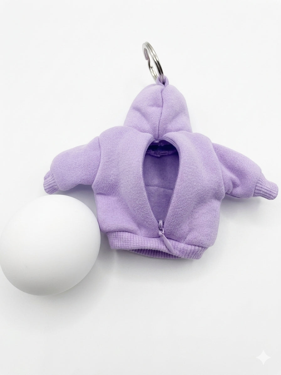 Comfort Hoodie Squishy Keychain