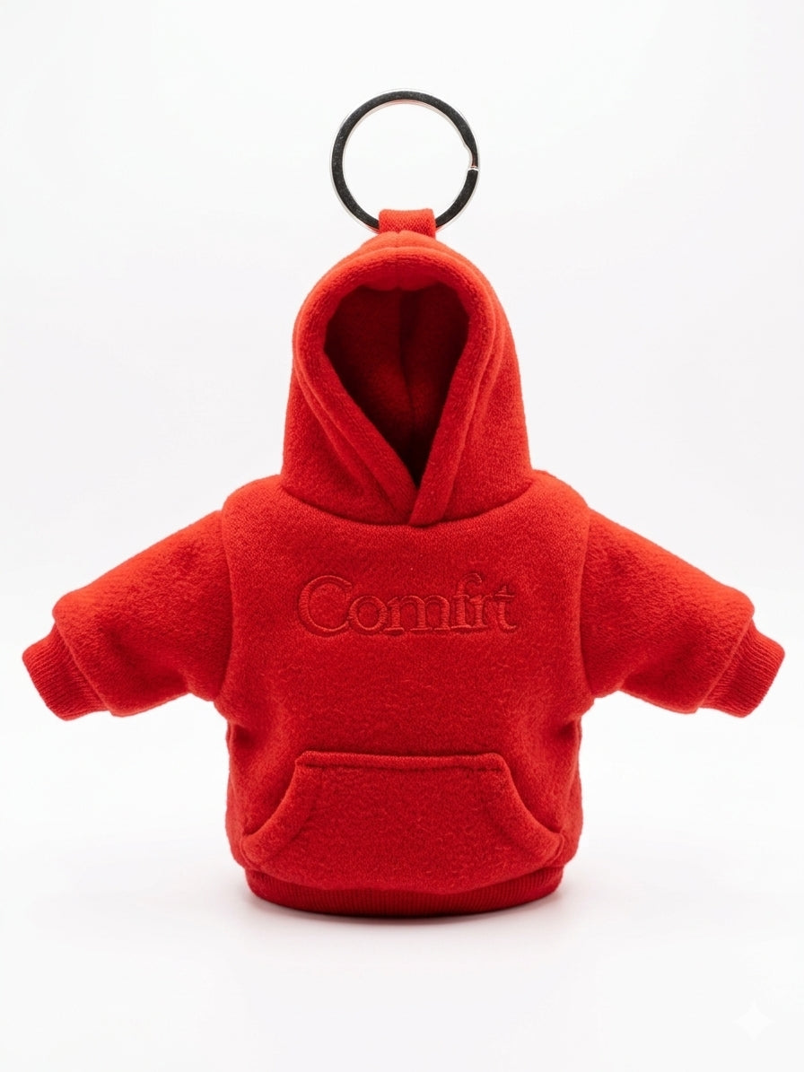 Comfort Hoodie Squishy Keychain