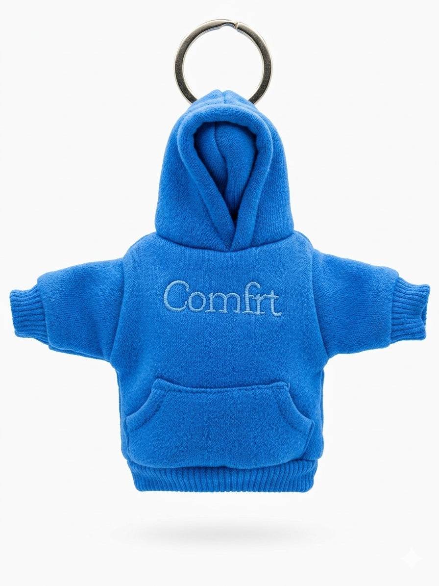 Comfort Hoodie Squishy Keychain