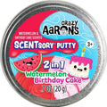 Crazy Aaron's Scentsory Duos Watermelon/Birthday Cake Putty