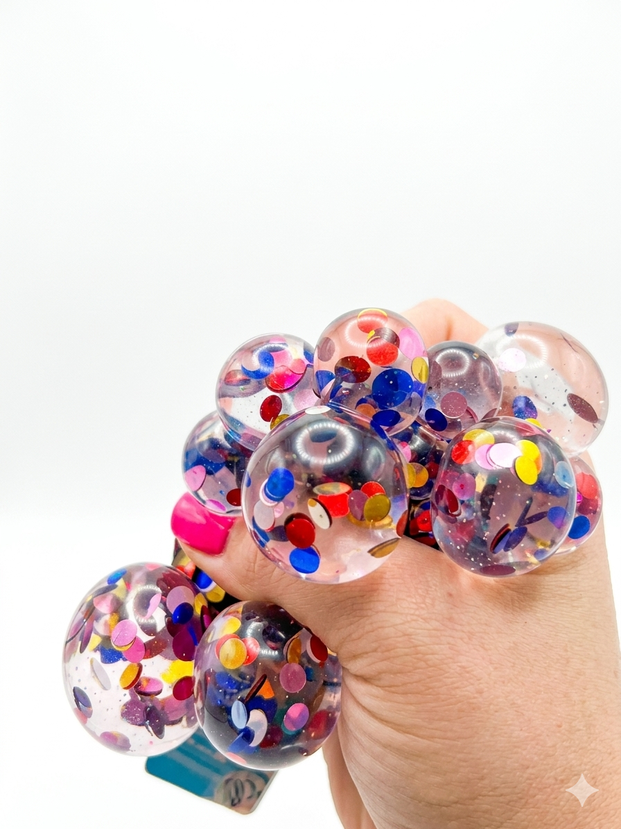 Glitter Confetti Squishy Ball