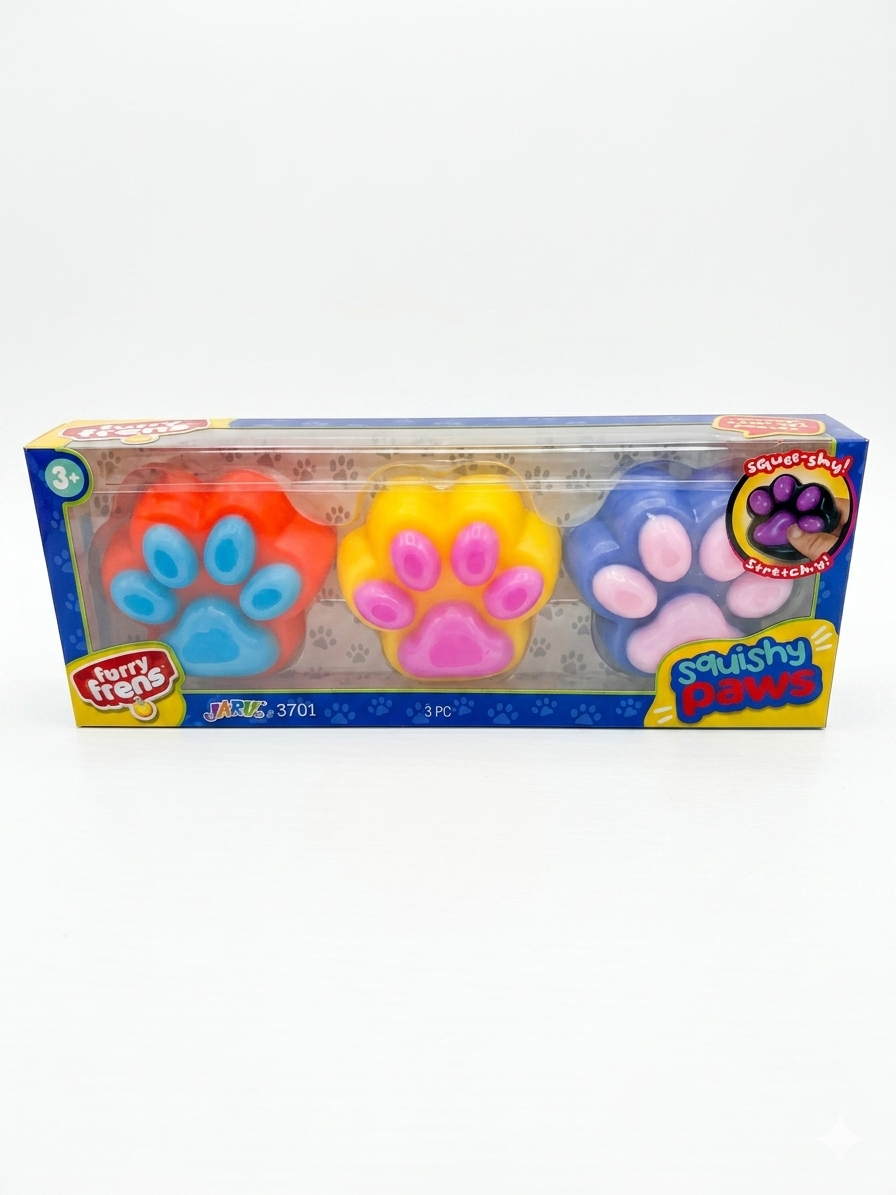 Paw Squishy 3 Pack