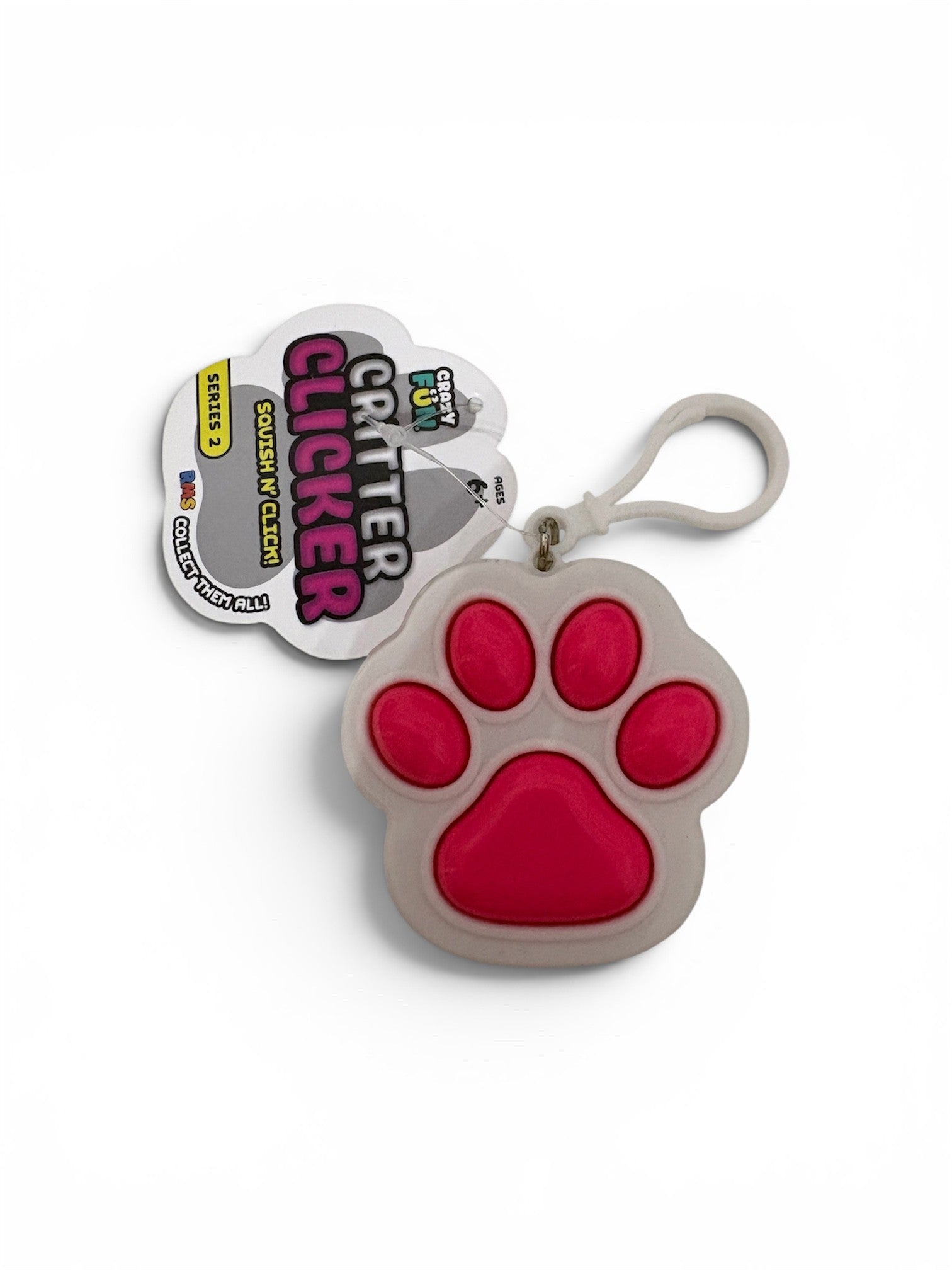 Paw Clicker Fidget Keychains