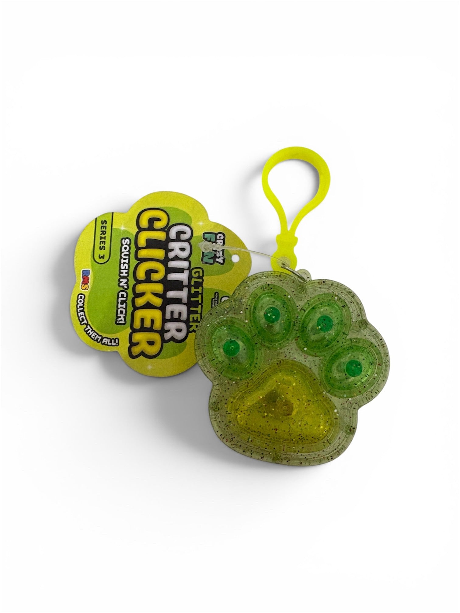 Paw Clicker Fidget Keychains
