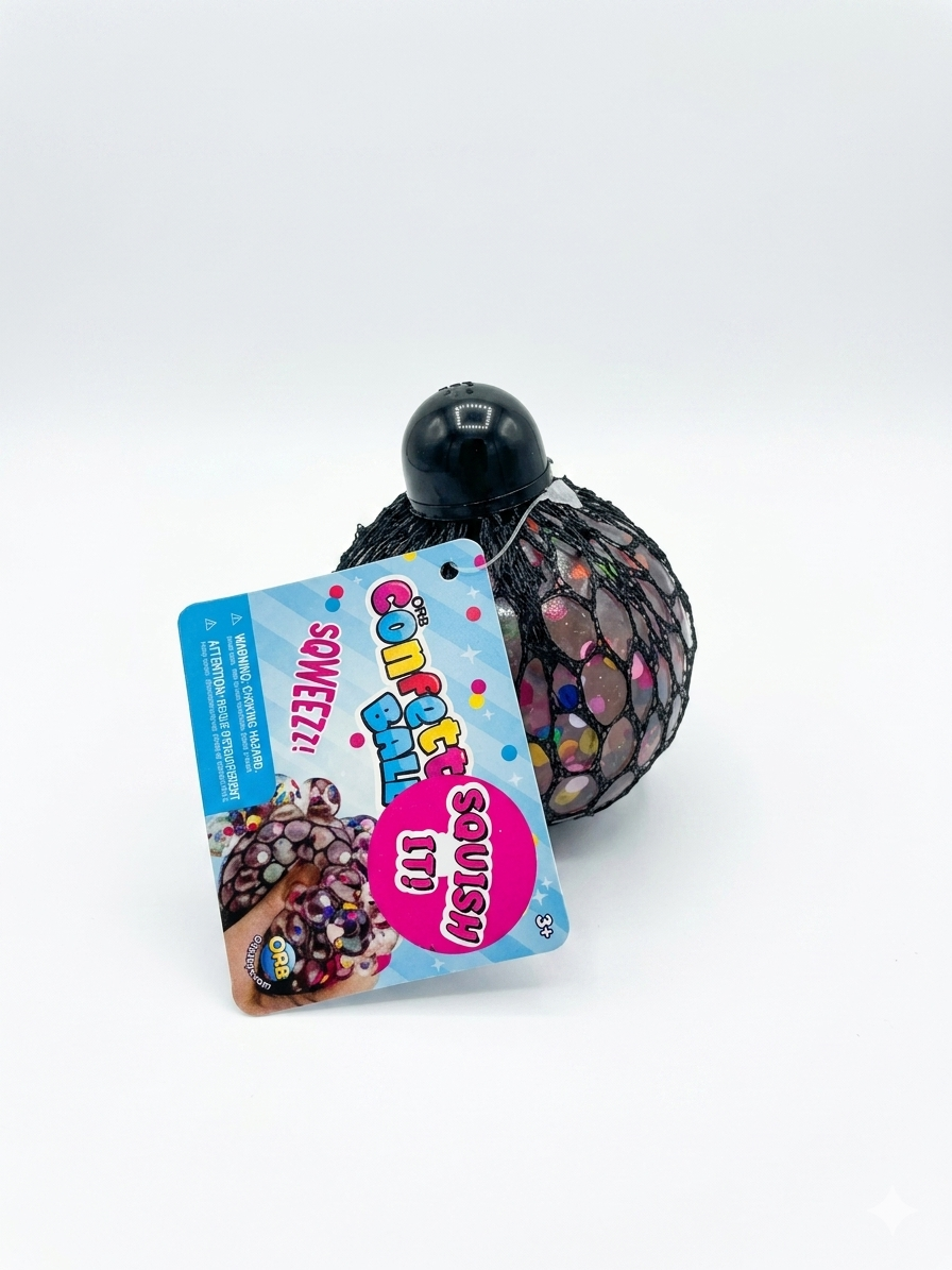 Glitter Confetti Squishy Ball