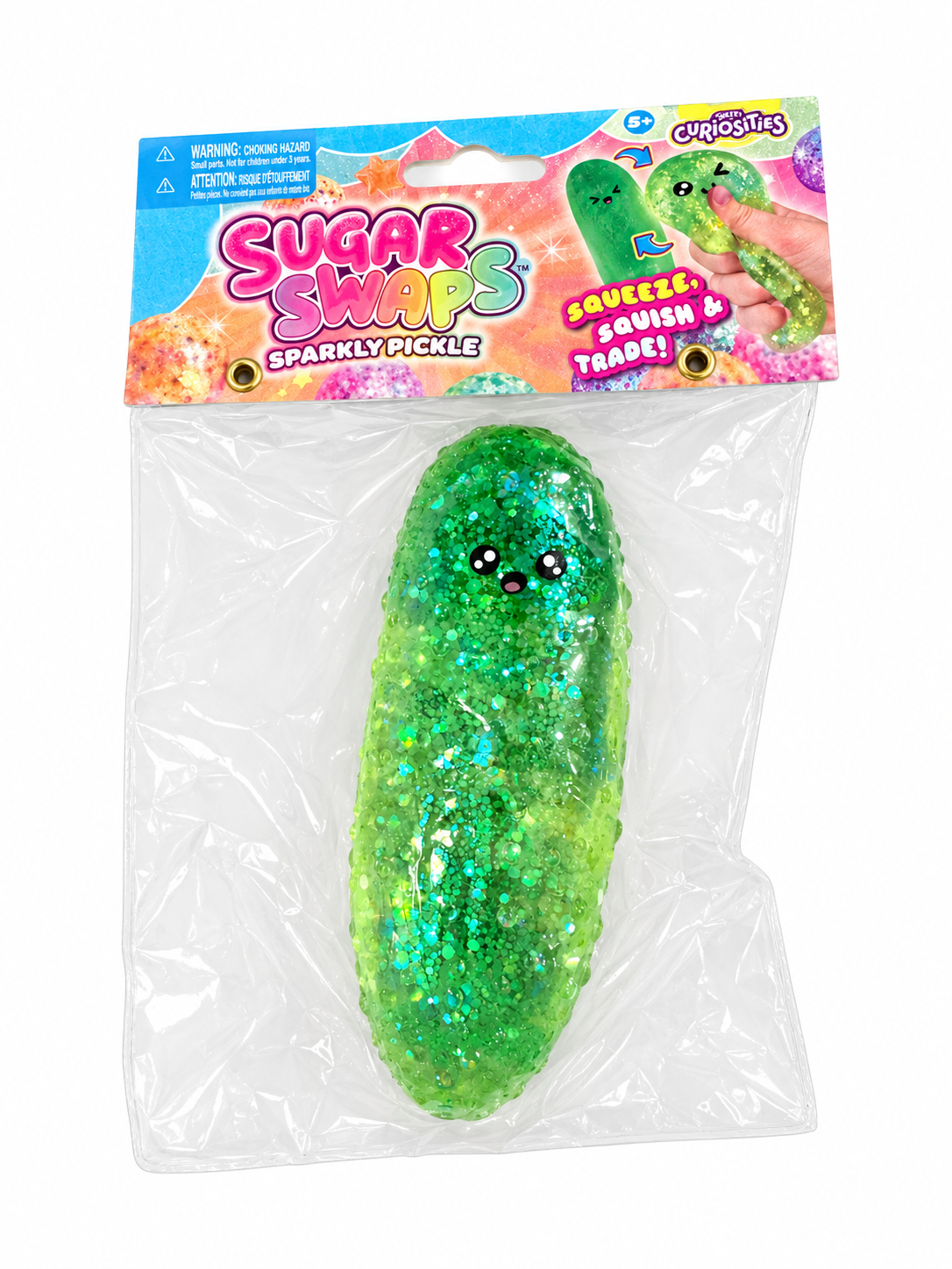 Orb Glitter Pickle Squishy