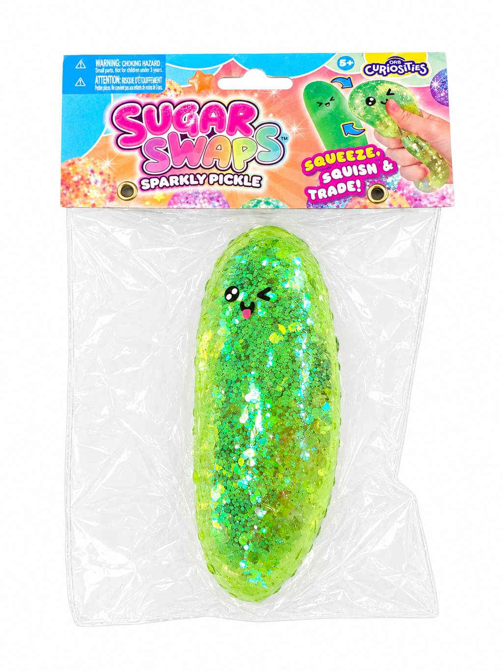 Orb Glitter Pickle Squishy