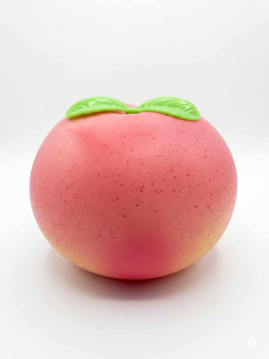 Squeezy Peach Squishy