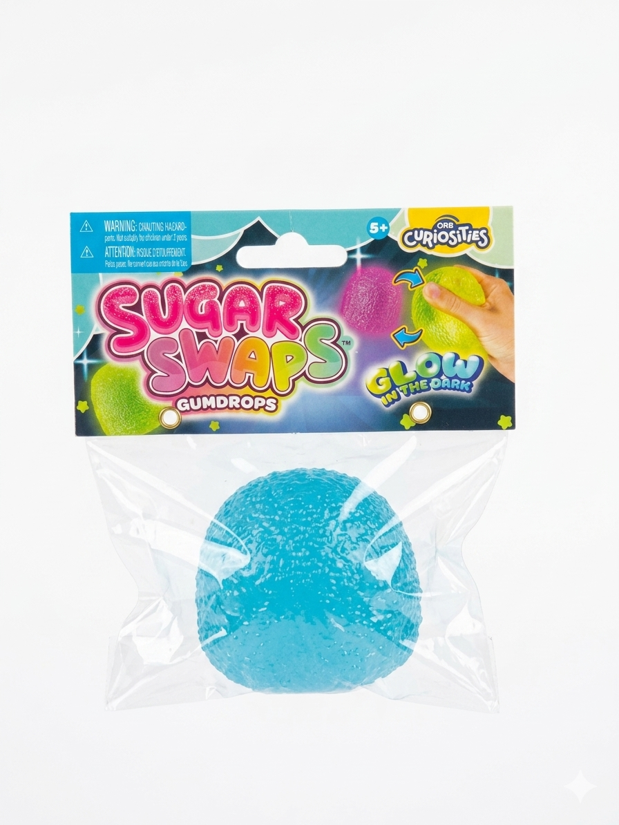 Sugar Swaps Glow In The Dark Gumdrop Squishy