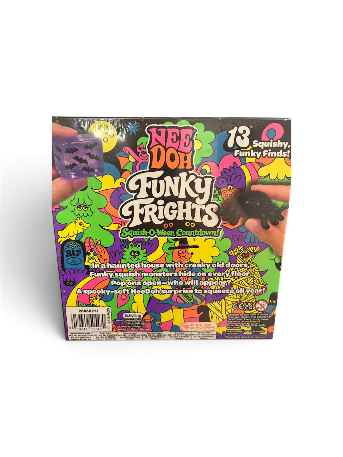 Needoh Funky Frights Squish-o-ween Calendar