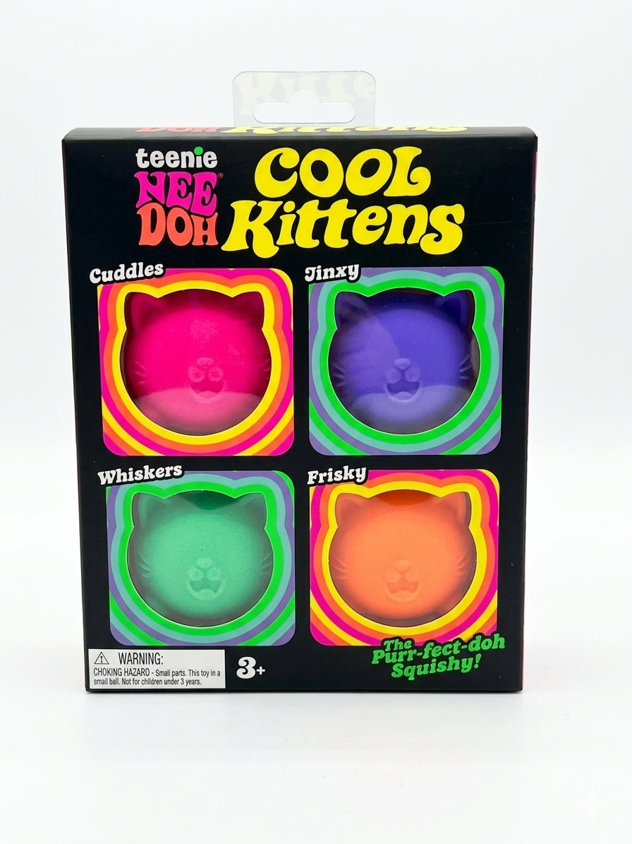 Needoh 4 Pack Cool Kittens