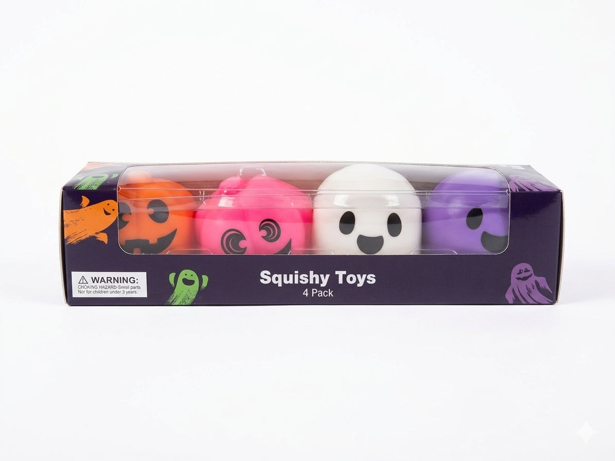Halloween Squishy 4 Pack