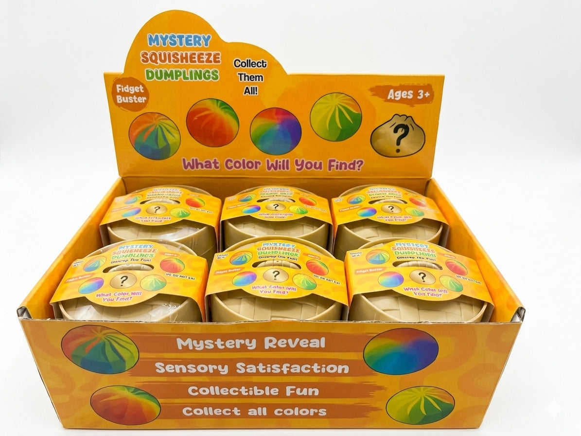 Tie Dye & Glitter Mystery Dumpling