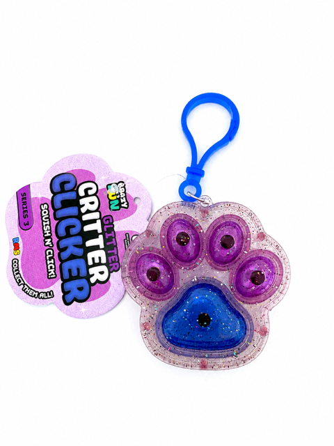 Paw Clicker Fidget Keychains