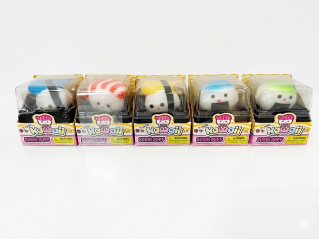 Kawaii Sushi Puff Squishy