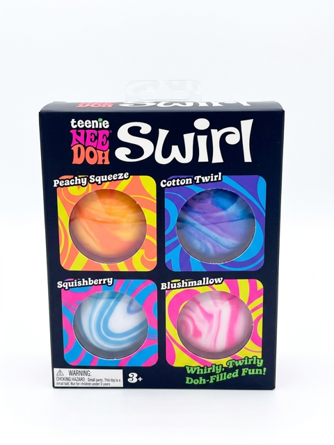 Needoh Teenie Swirl 4 pack