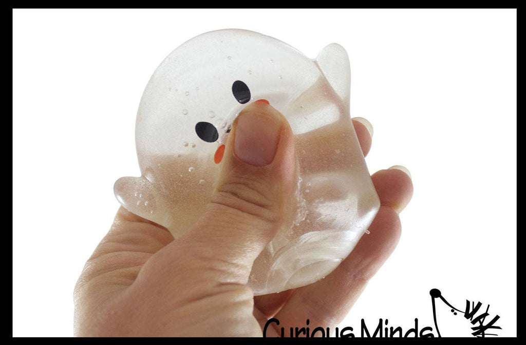 1 Ghost Glow in the Dark Sugar Ball - Thick Glue/Gel Stretch