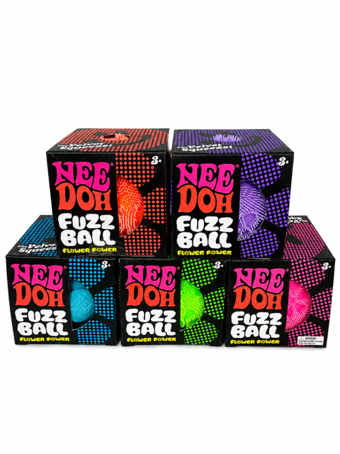 Needoh Flower Power Fuzz Ball Squishy