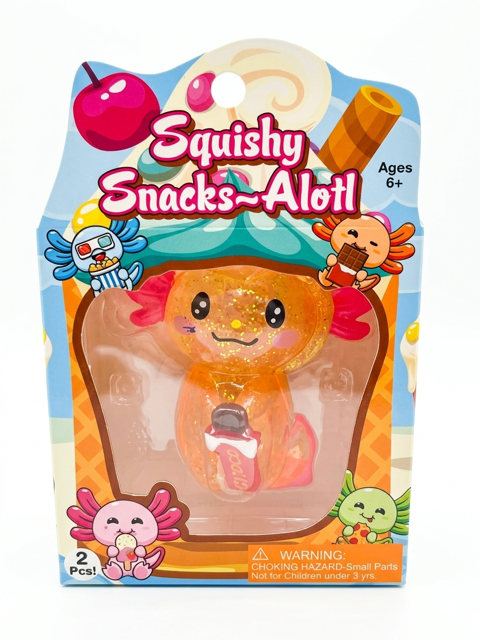 Snacks-Alotl Squishy