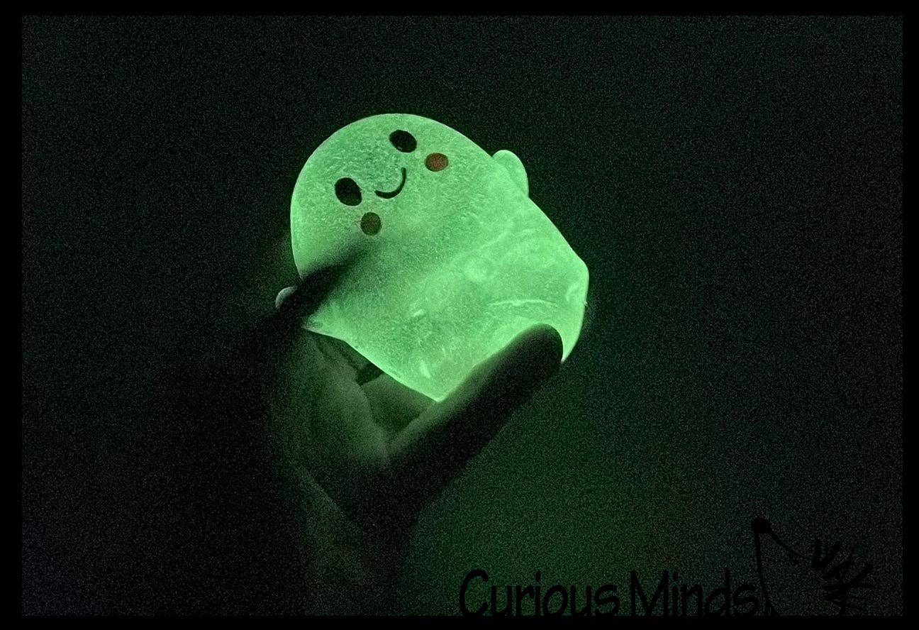 1 Ghost Glow in the Dark Sugar Ball - Thick Glue/Gel Stretch