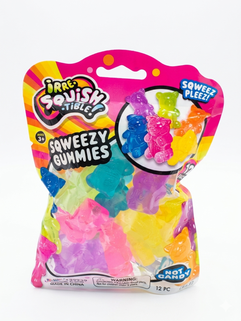 Gummy Bear & Worm Squishy