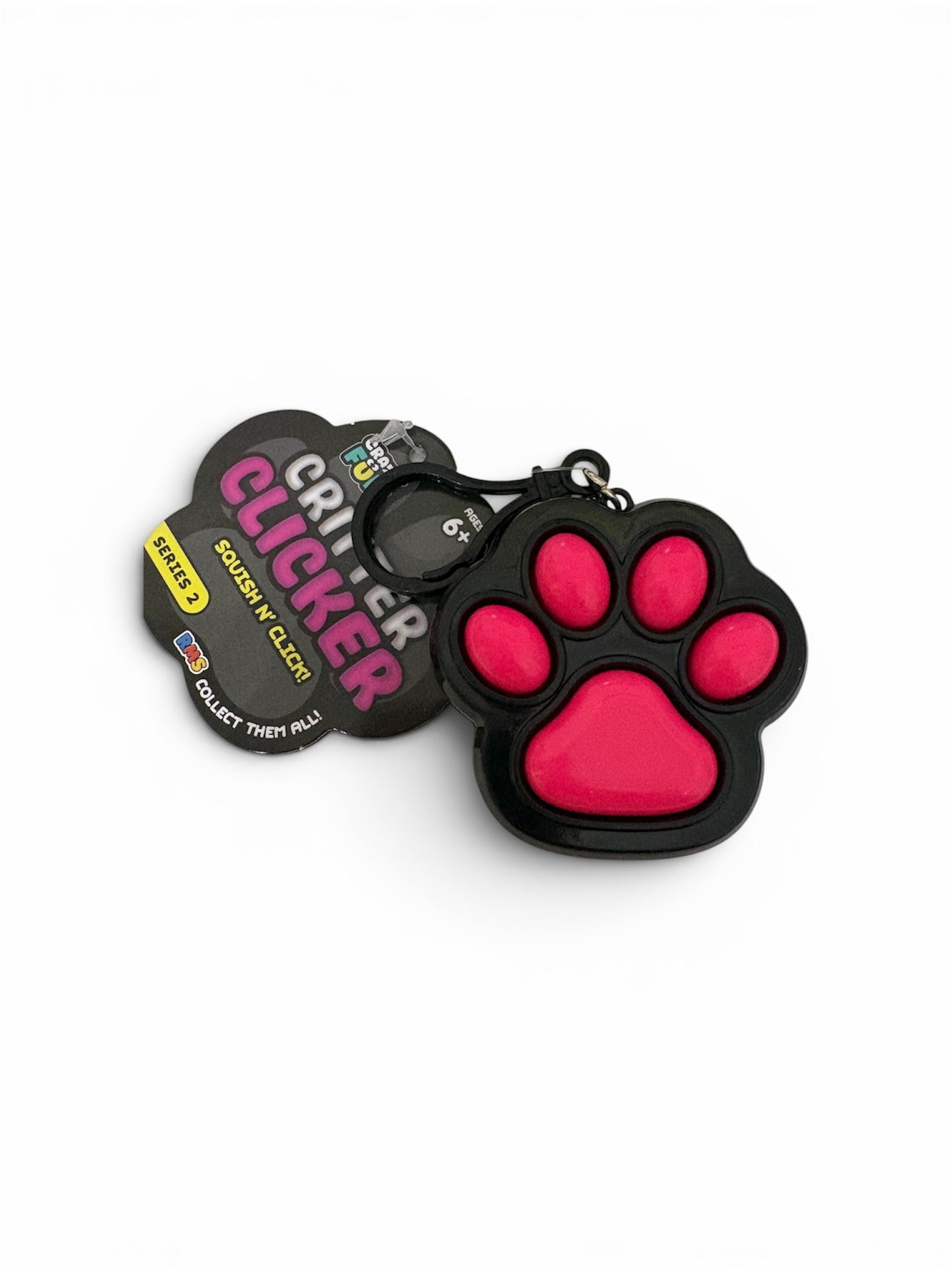 Paw Clicker Fidget Keychains