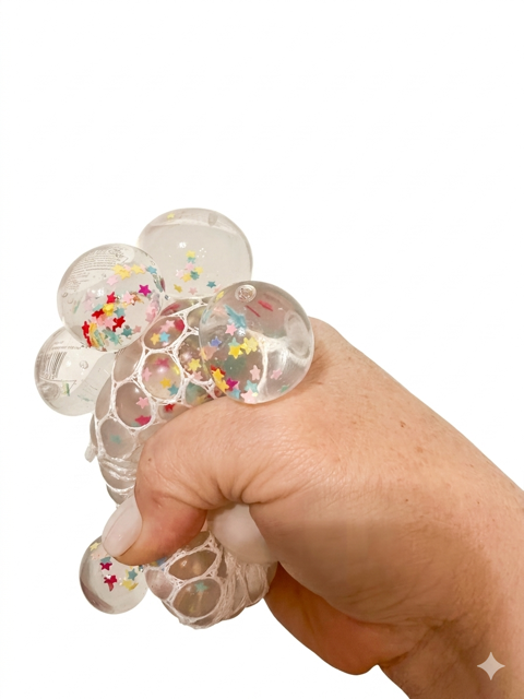 Glitter Confetti Squishy Ball