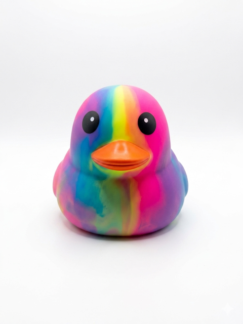 Squeezy Tie Dye Ducks